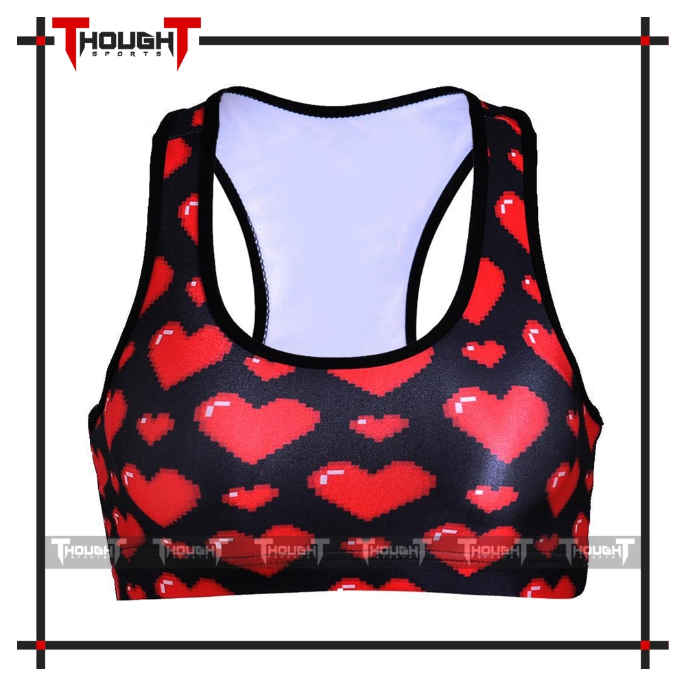 Ladies Custom Sublimated Sports Bra