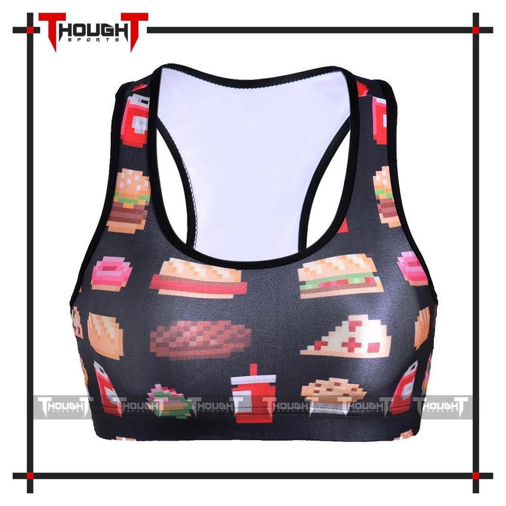 Ladies Custom Sublimated Sports Bra