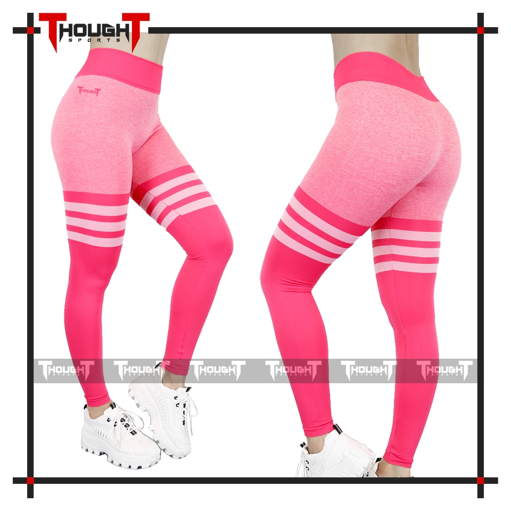 Ladies Pink Fitness Leggings