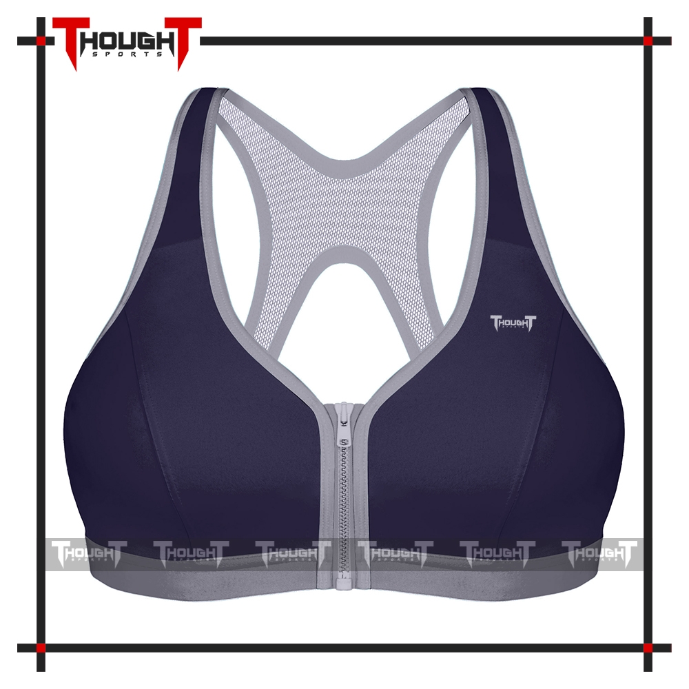 Ladies Navy Sports Bra