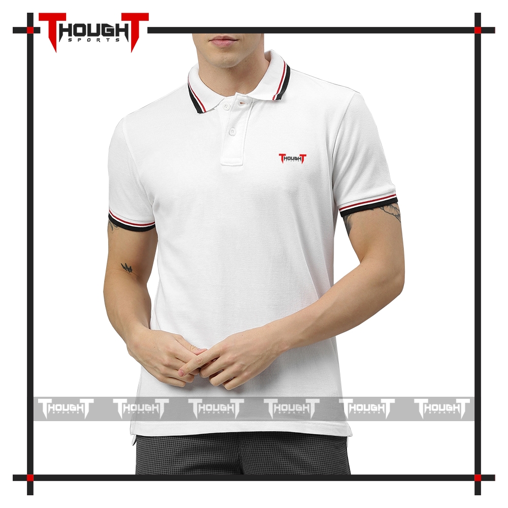 Mens White Polo Shirt