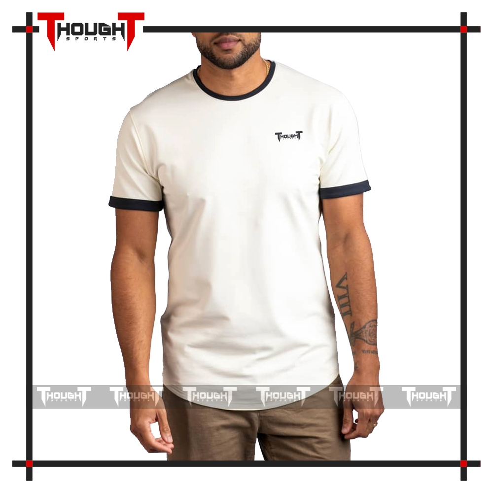 Mens White Crew Neck T-Shirt