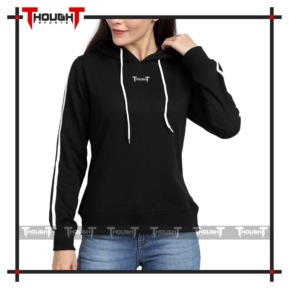 Women Black Hoodie