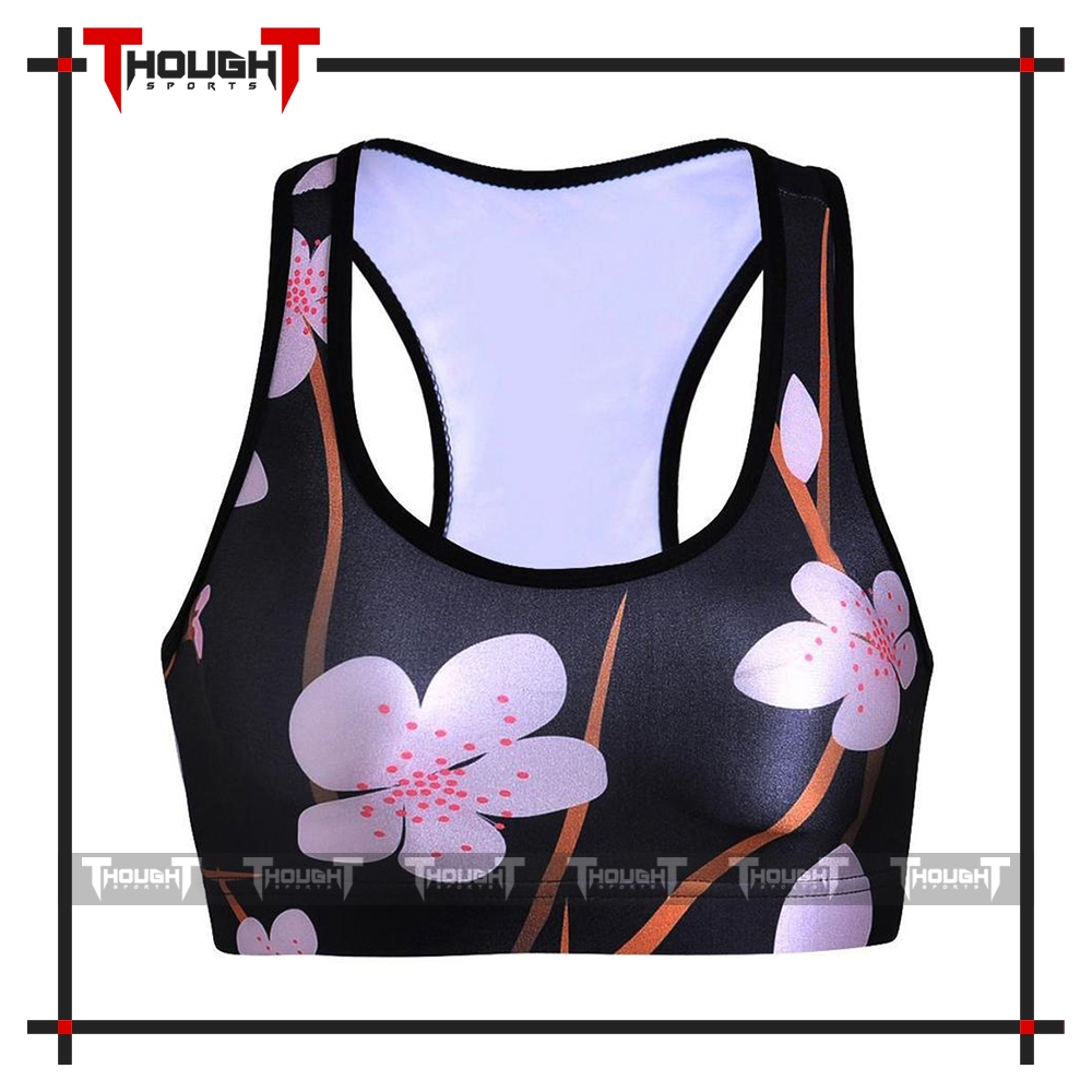 Ladies Custom Sublimated Sports Bra