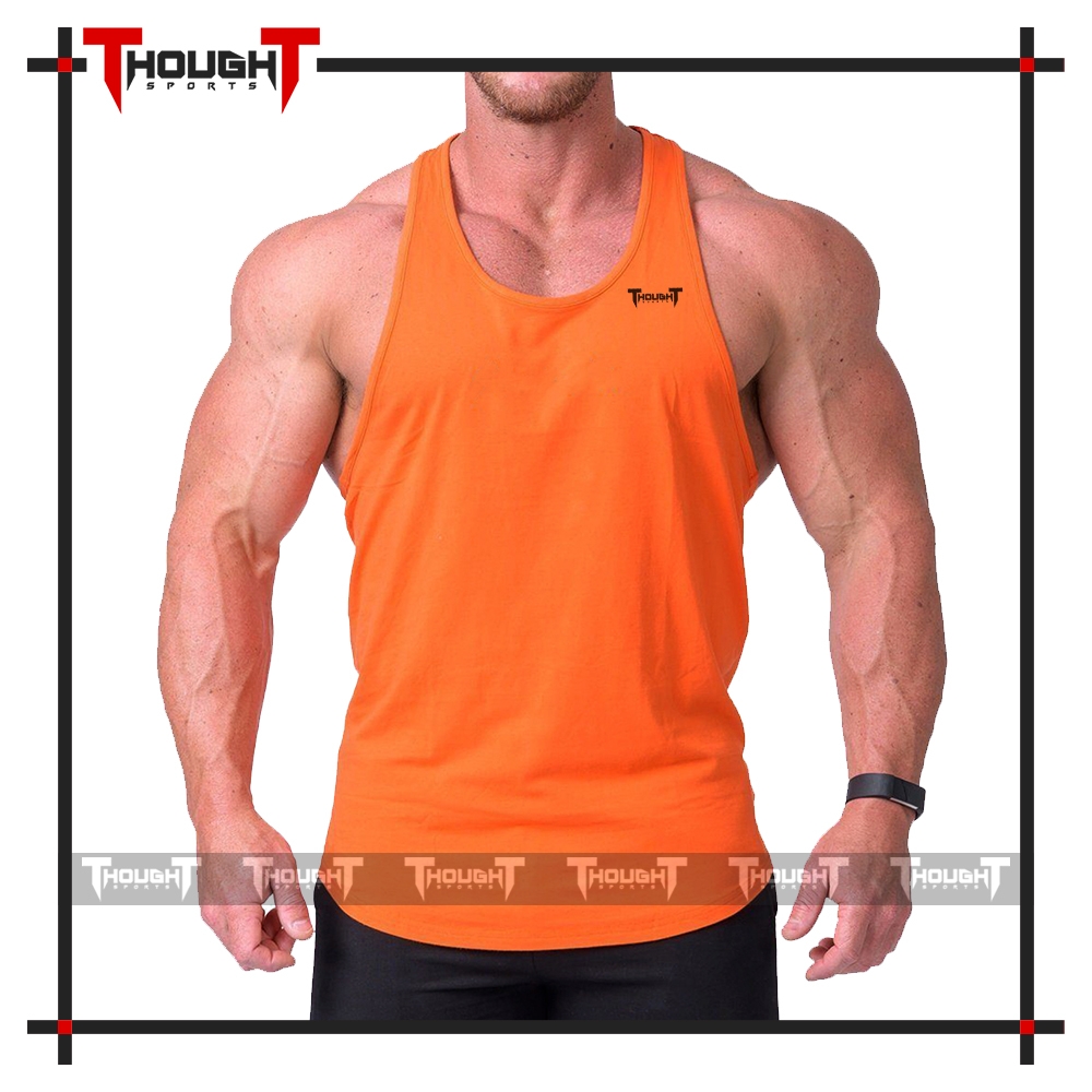 Mens Orange Singlet