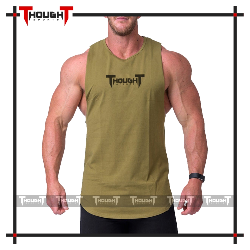 Mens Khaki Tank