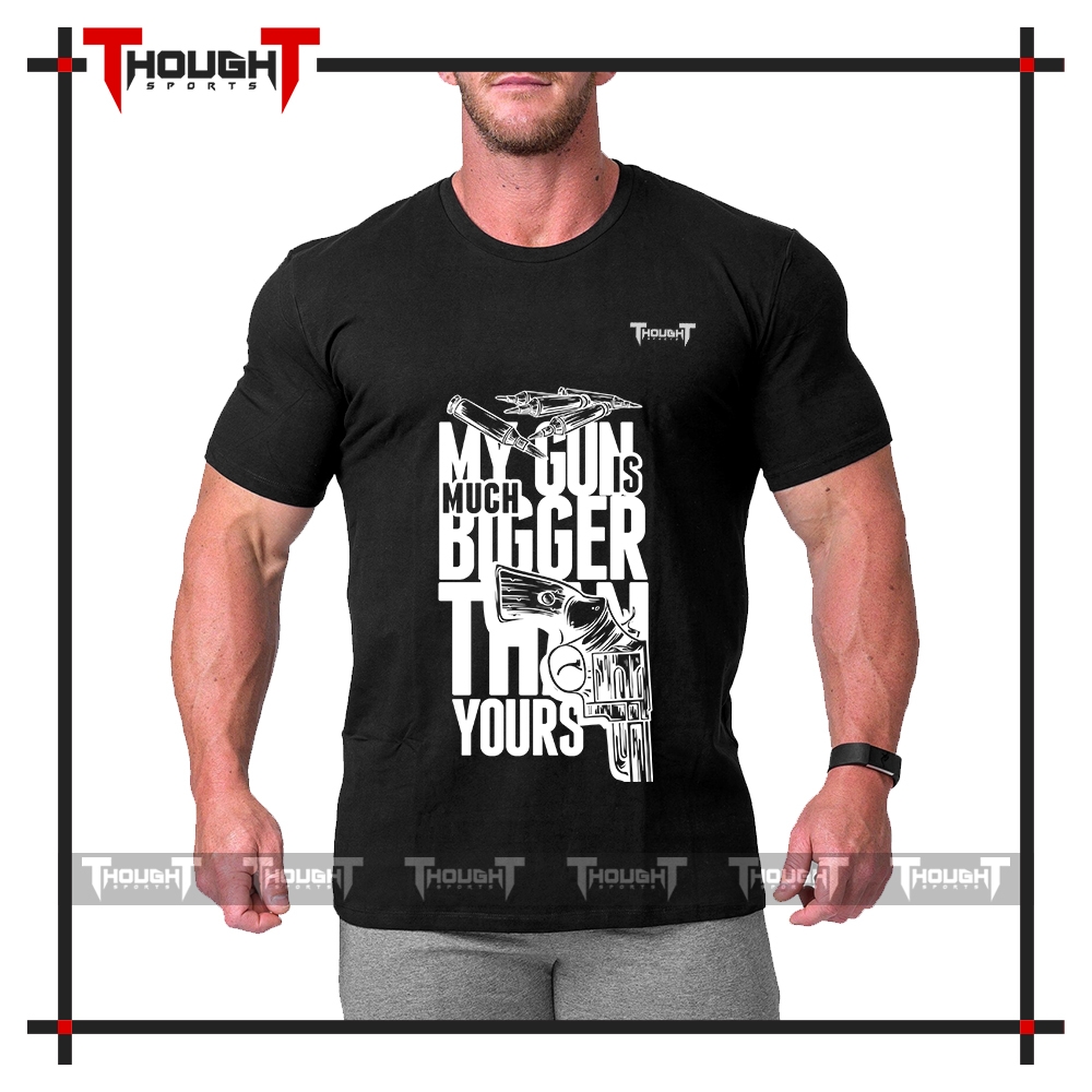 Mens Black Sublimation T-Shirt