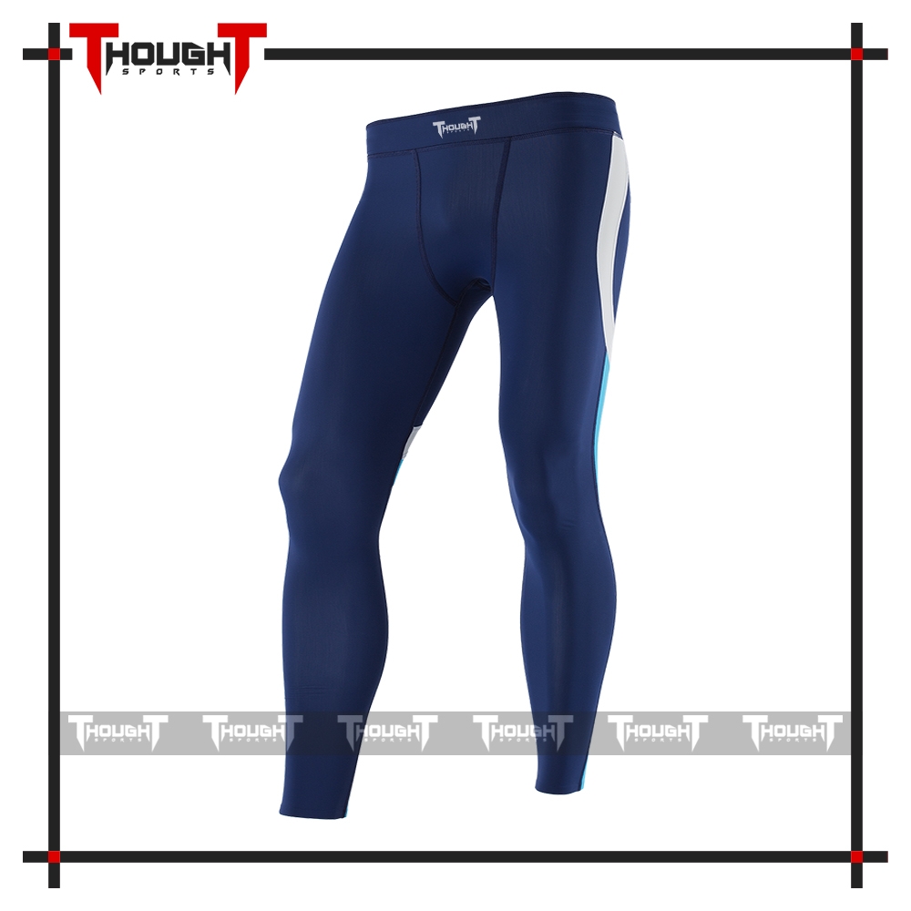 Mens Navy Blue Compression Tights