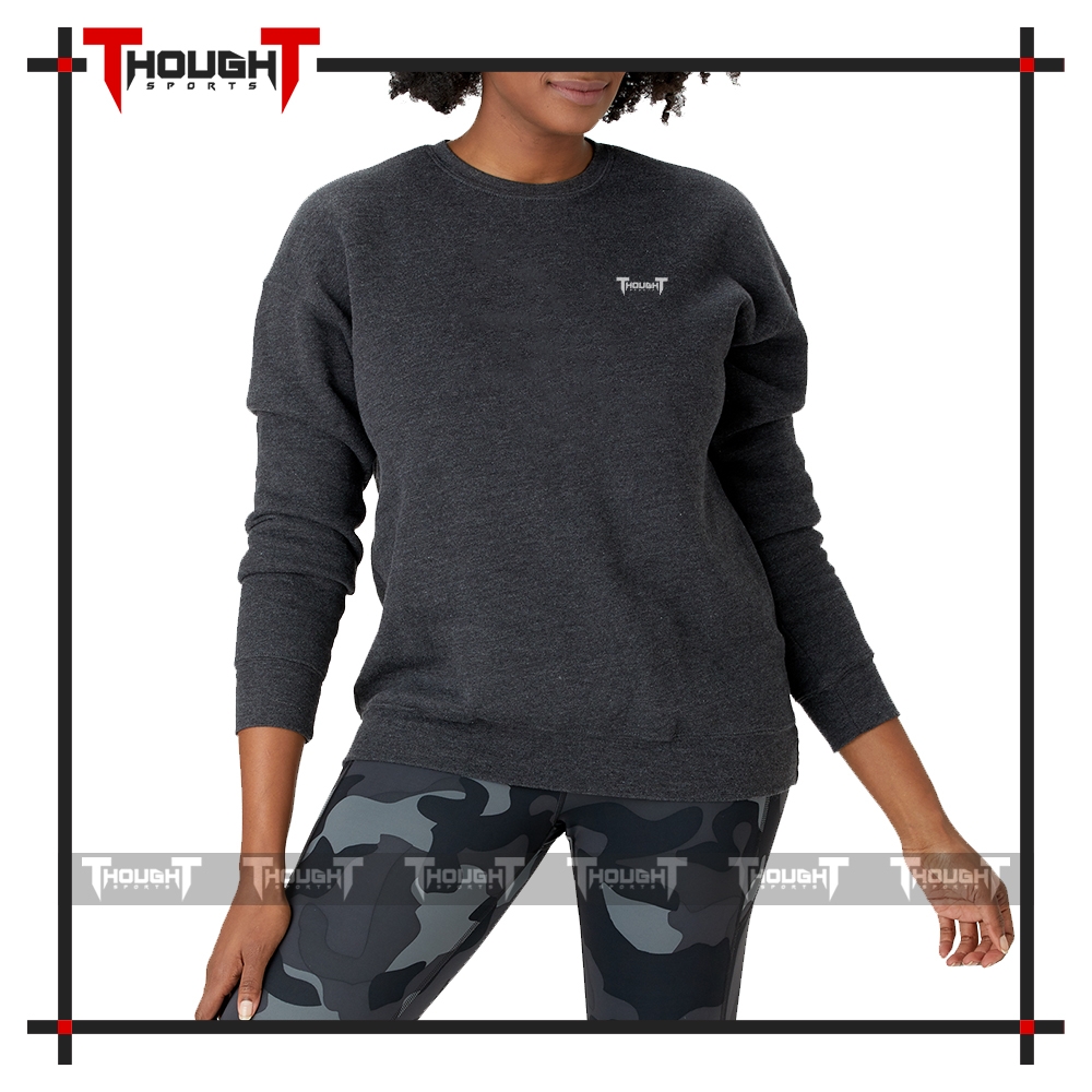 Women Charcoal Grey Sweatshirt