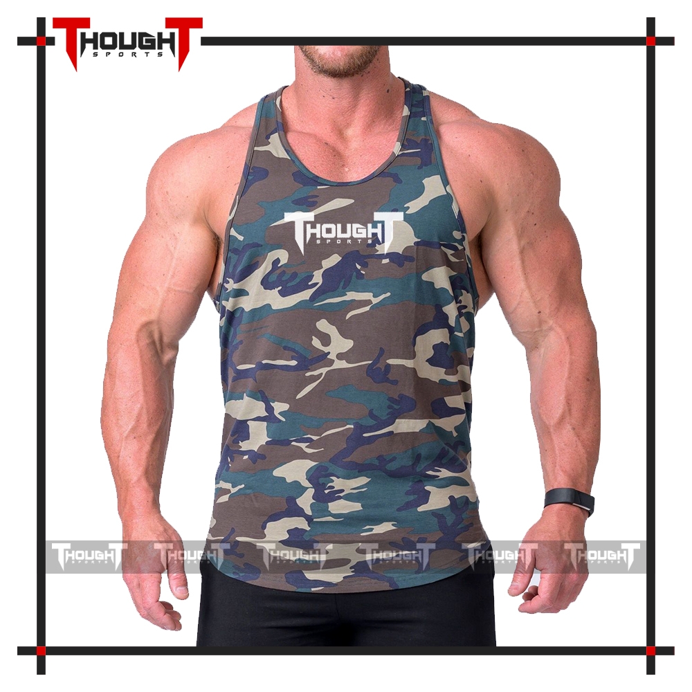 Mens Camo Singlet