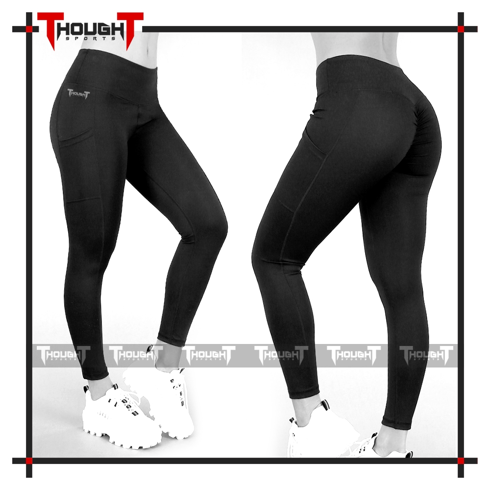 Ladies Black Fitness Leggings