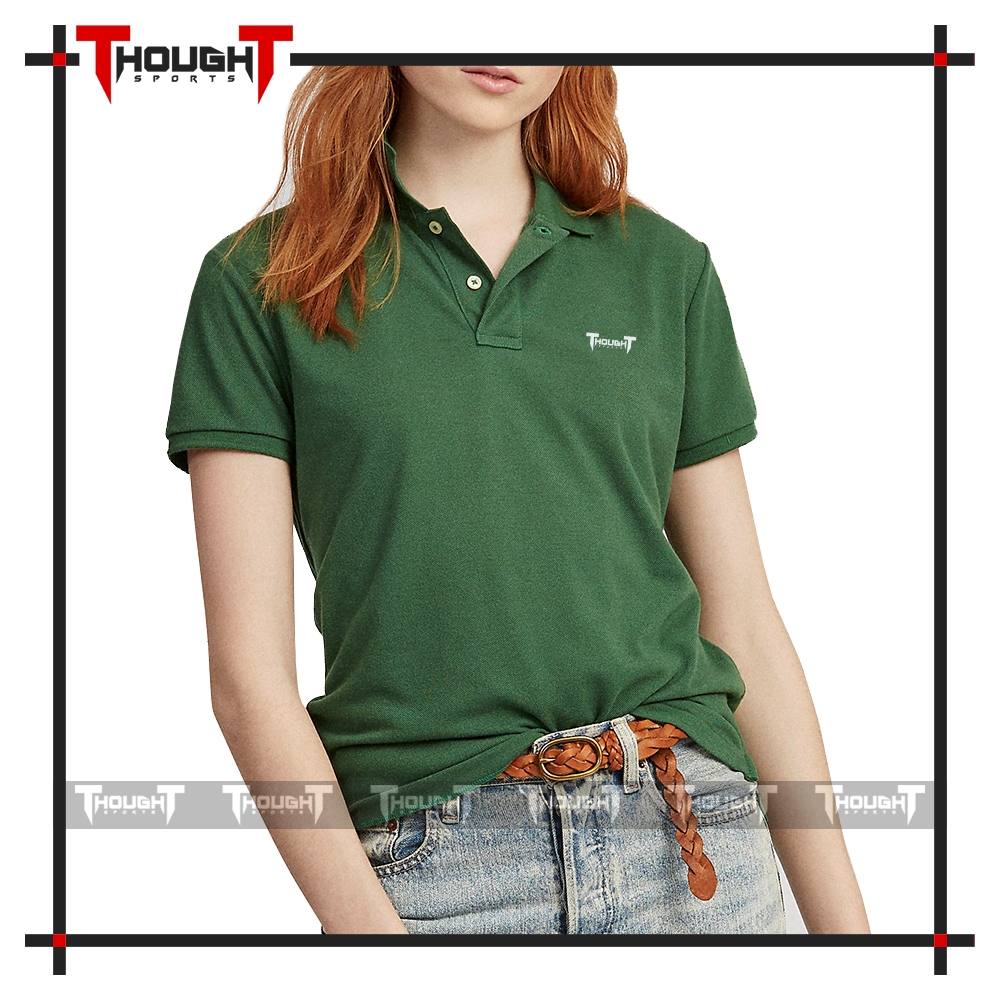 Women Green Polo Shirt