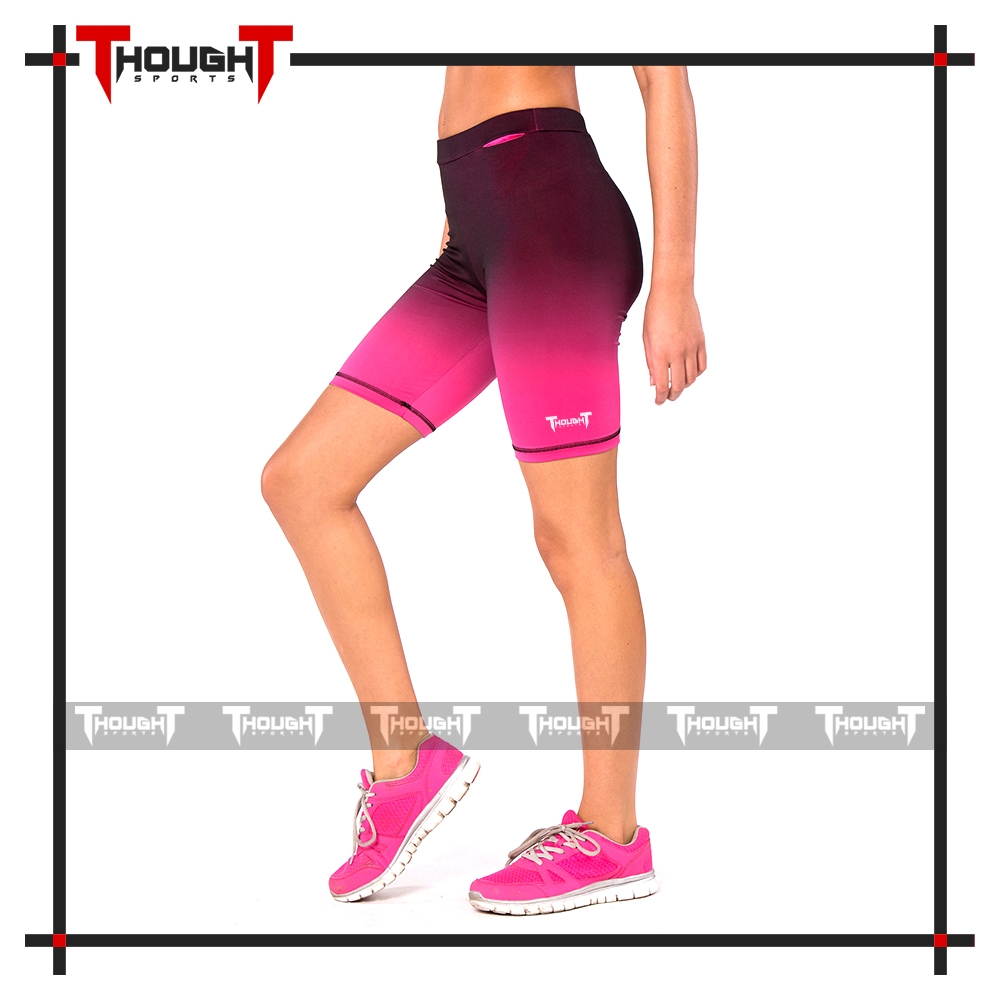 Ladies Light Dark Pink Training Shorts