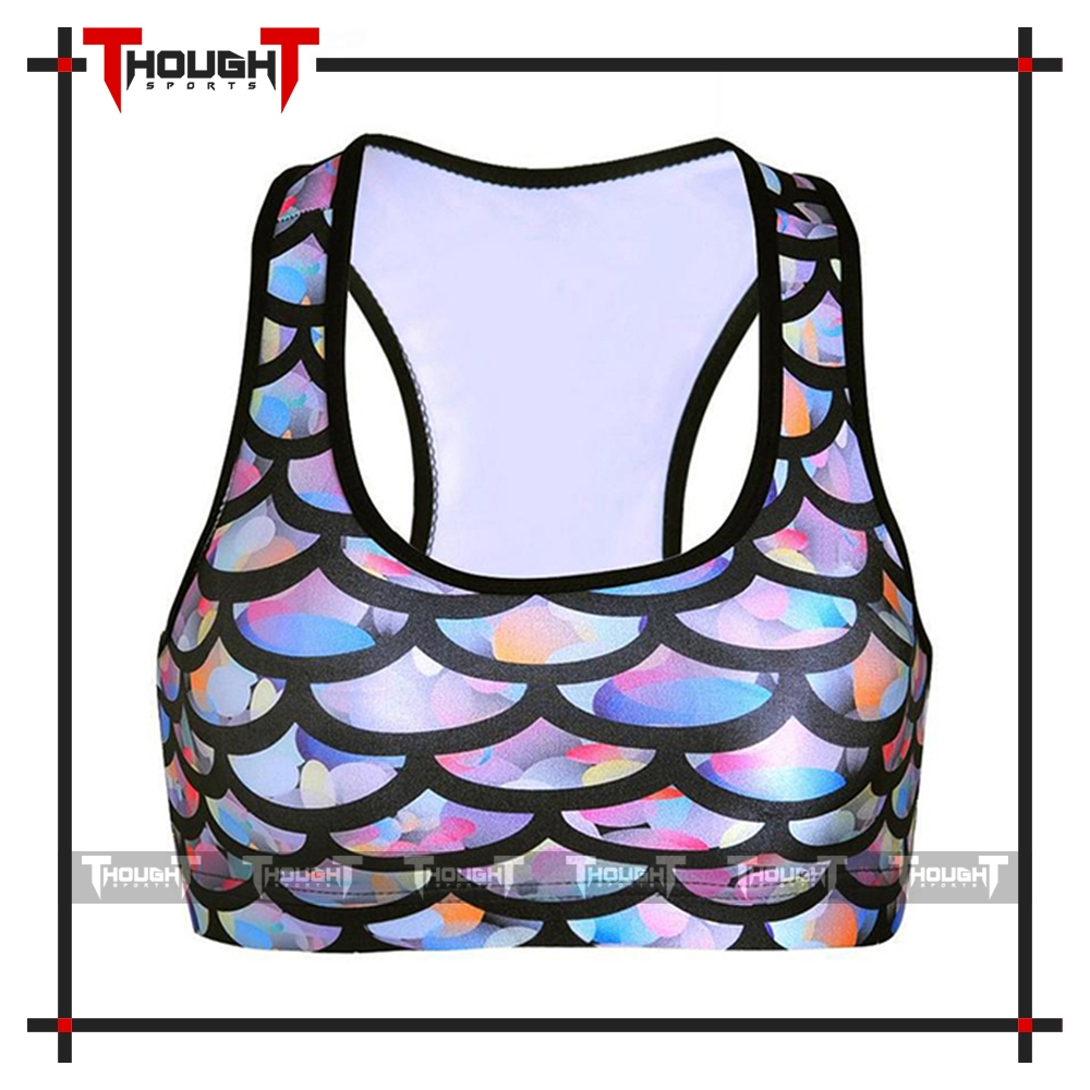 Ladies Custom Sublimated Sports Bra