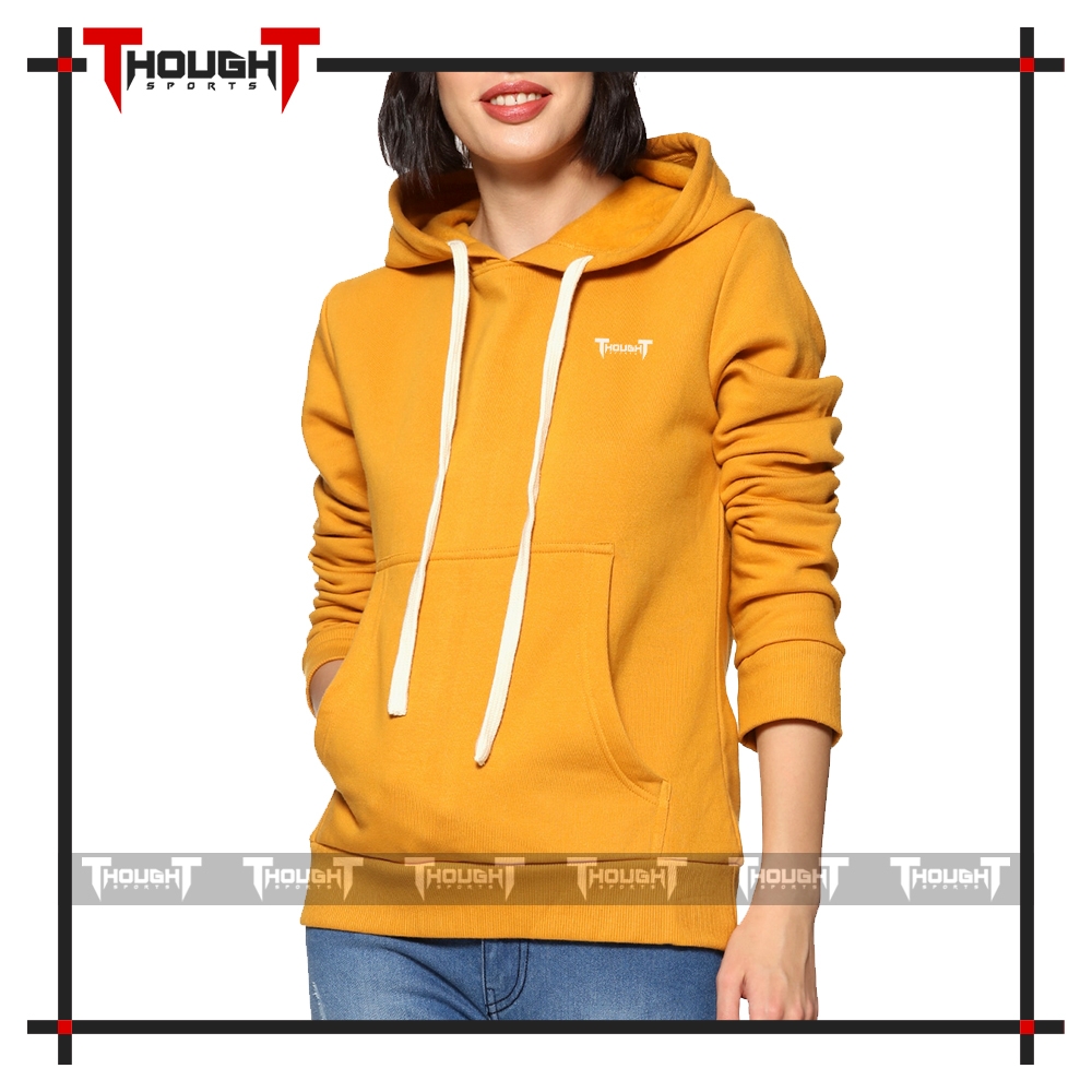 Women Yellow Hoodie