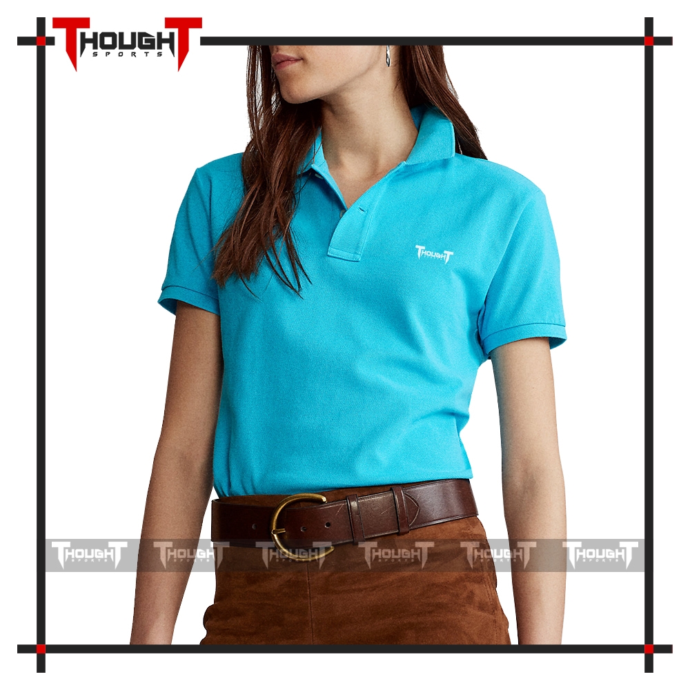 Women Ferozi Polo Shirt