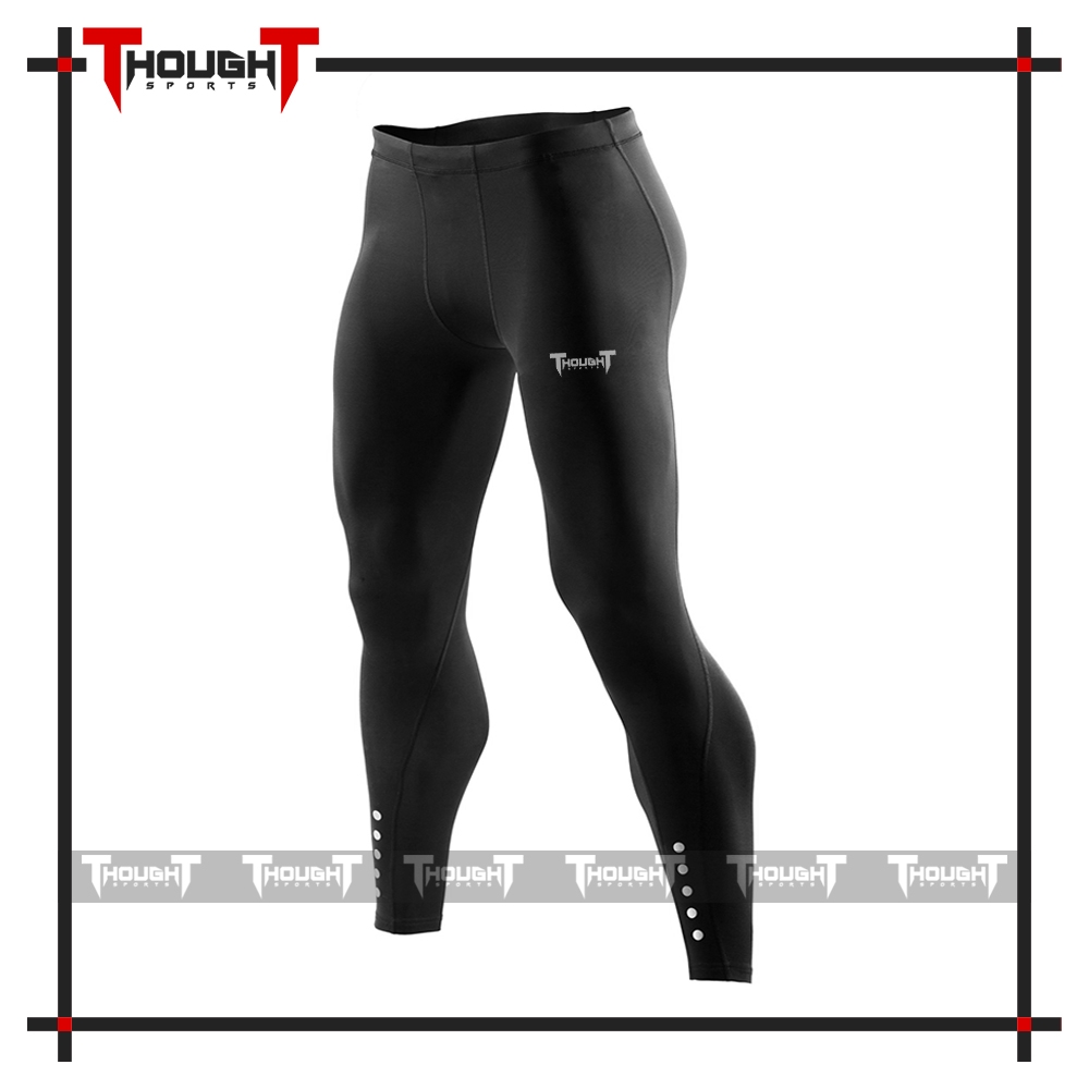 Mens Black Compression Tights