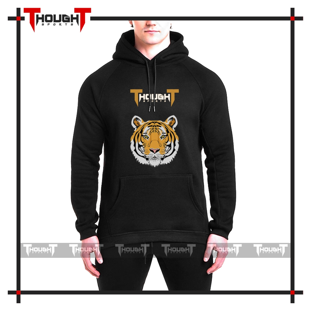 Mens Black Sublimation Hoodie