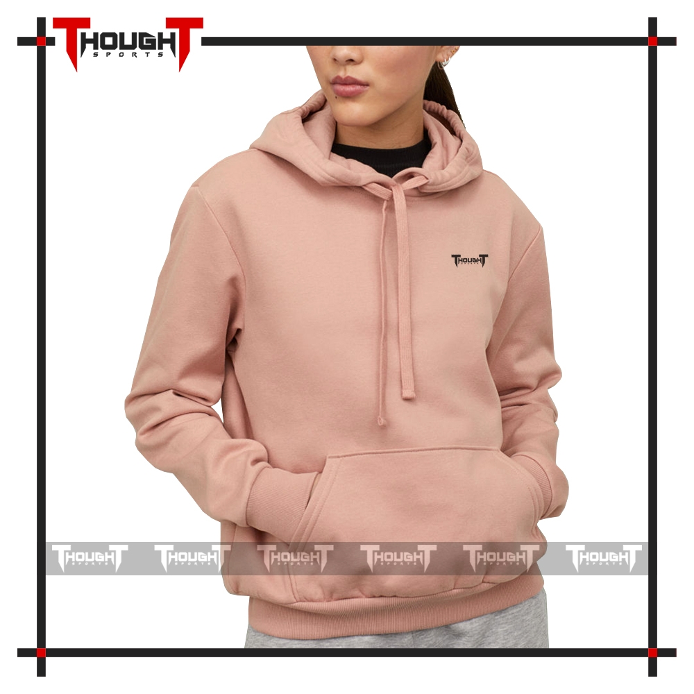 Women Baby Pink Hoodie