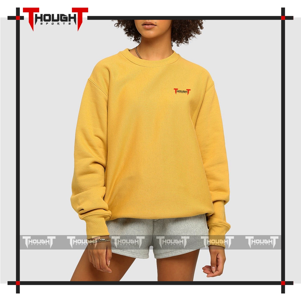 Women Yellow Sweatshirt